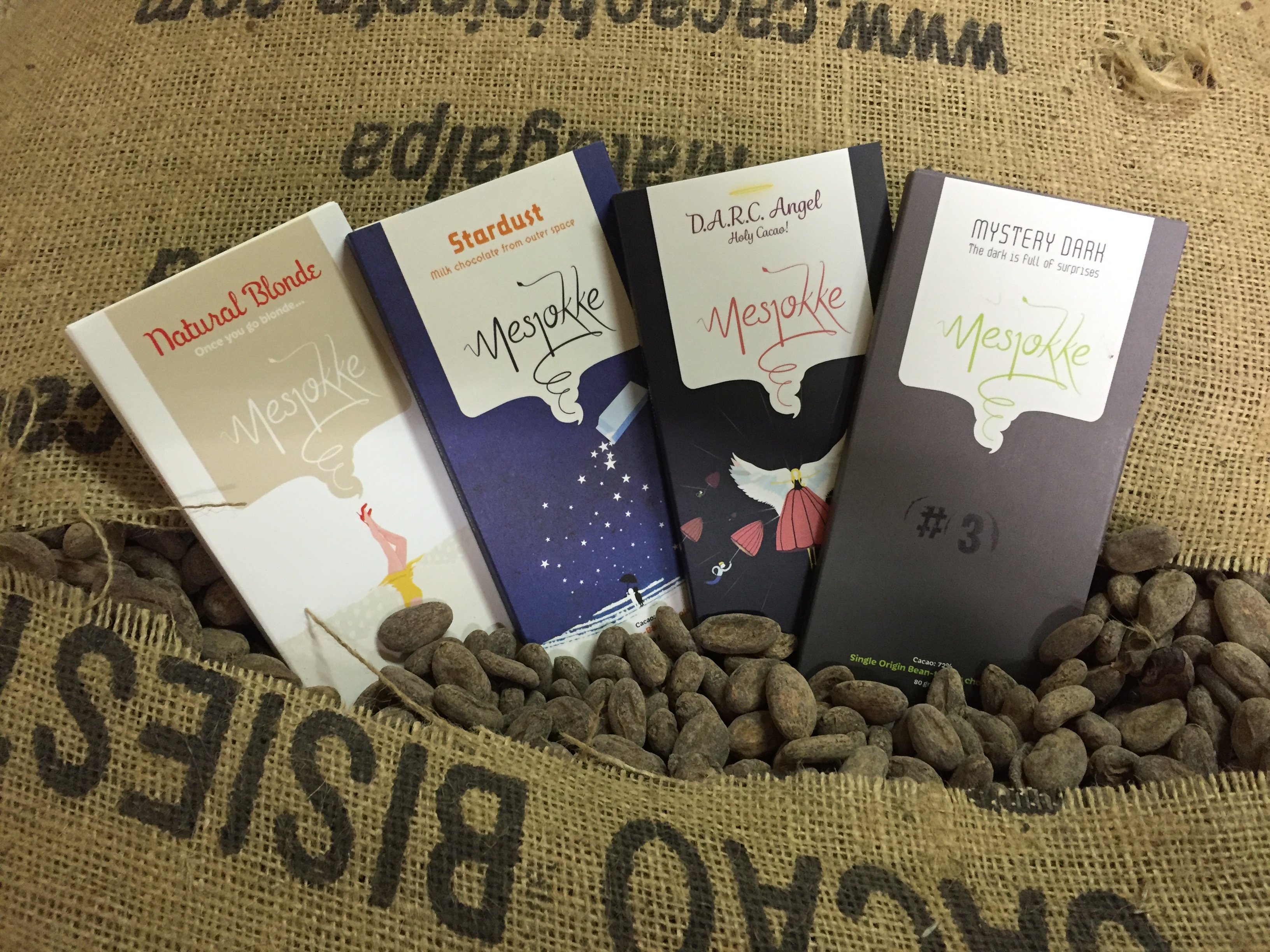 De Bean-To-Bar Chocolade Van Mesjokke