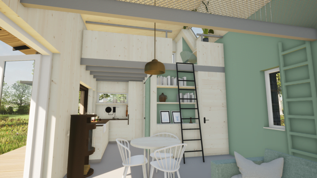 Model C 8 M Woonkamer 1
