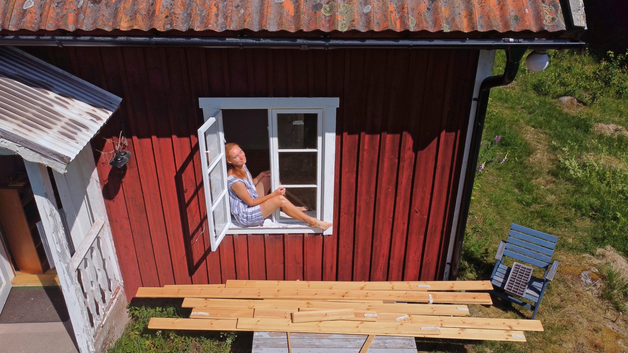 Rosie Verbouwt In Haar Eentje Haar Huis In Zweden