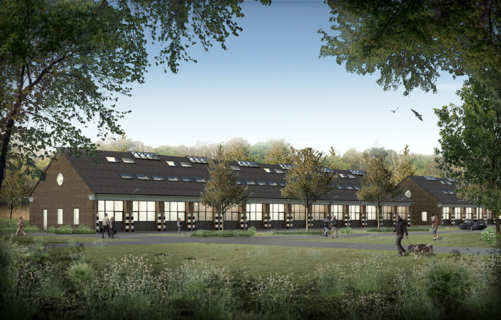 BosBuren: zo ontwikkelt Sanne Oomen veertien woningen in twee oude garageloodsen 2 Bosburen