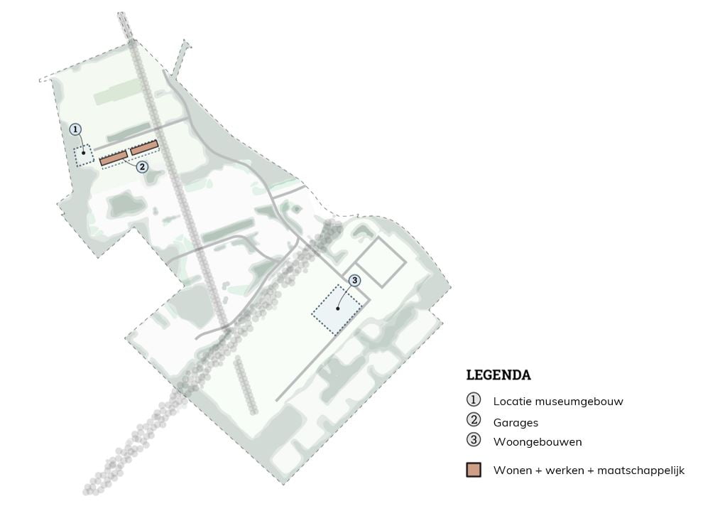 BosBuren: zo ontwikkelt Sanne Oomen veertien woningen in twee oude garageloodsen 3 Legenda Bosburen