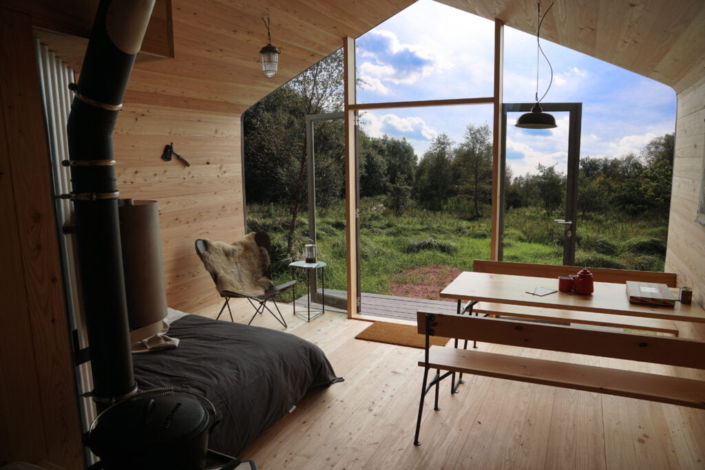 Off grid en genieten van echte stilte: zo maak je kans op een overnachting in een cabin van Cabiner 5 Cabiner Sander Ejlenberg