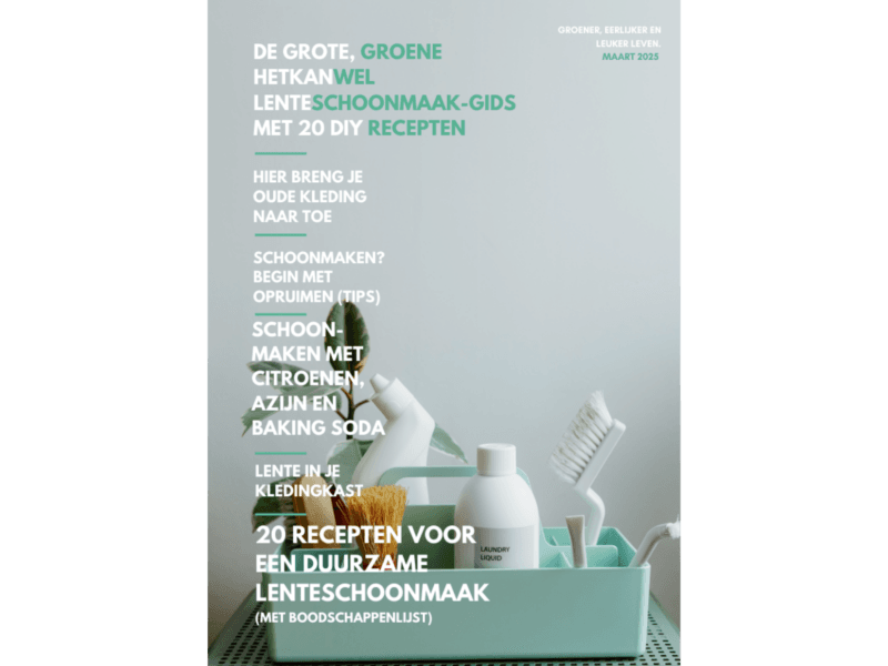lenteschoonmaak