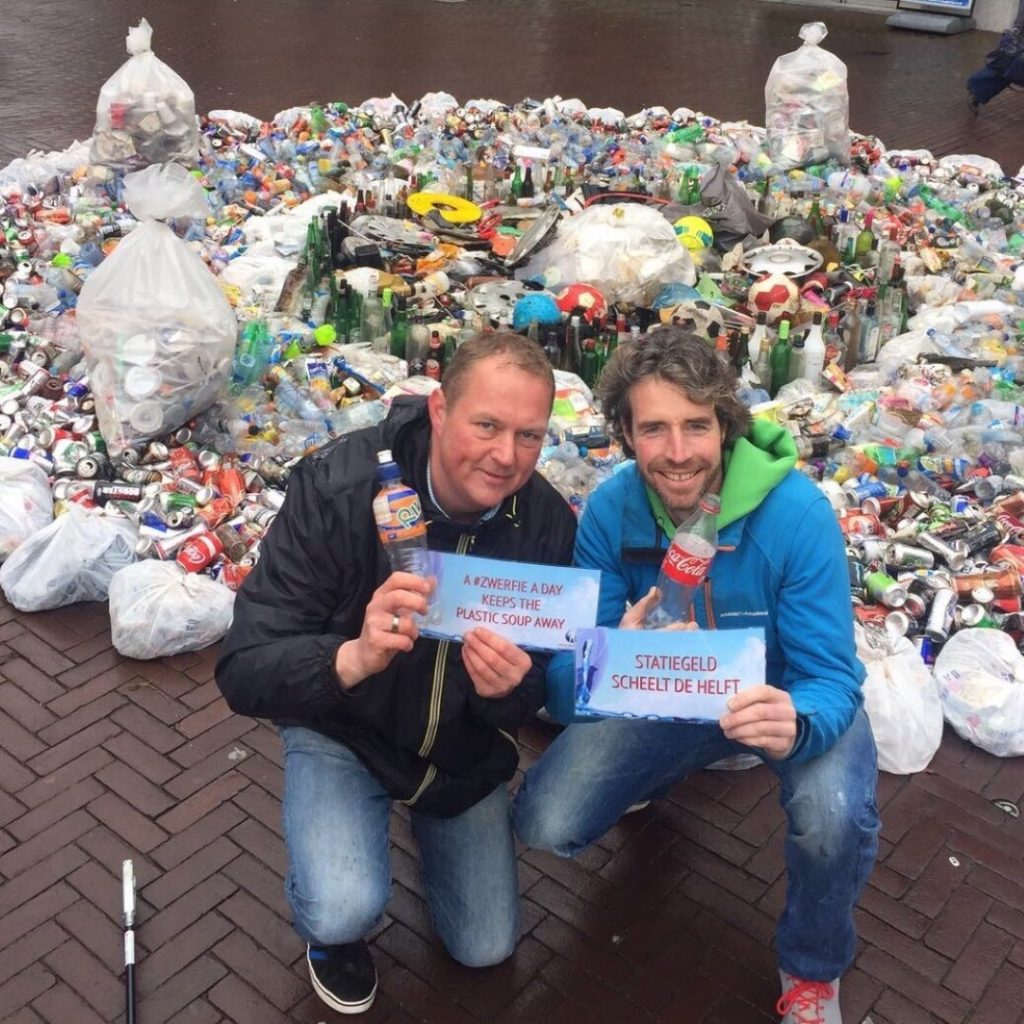 Zwerfinator Dirk Groot strijdt tegen afval op straat met data