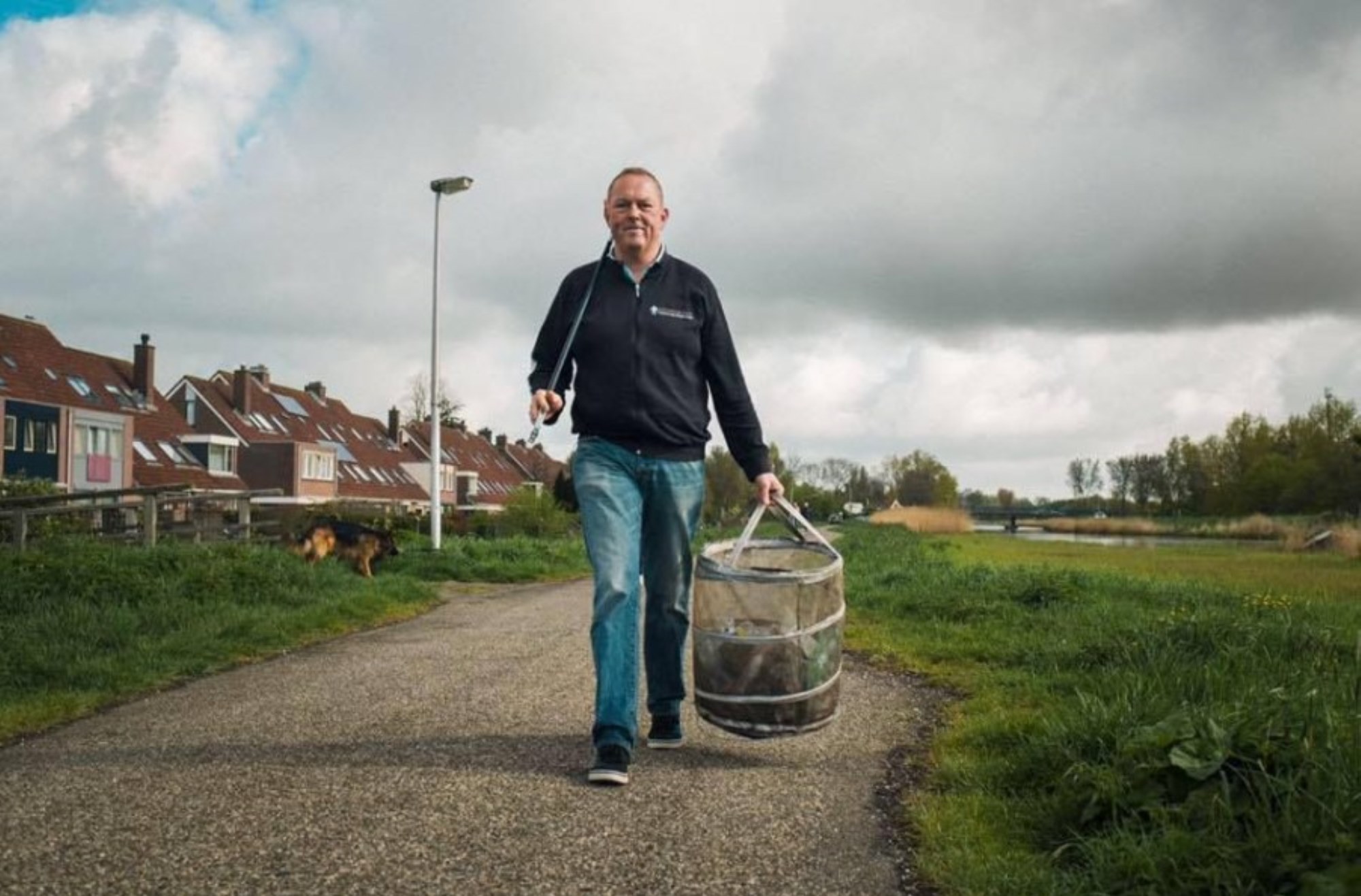 Zwerfinator Dirk Groot strijdt tegen plastic zwerfafval
